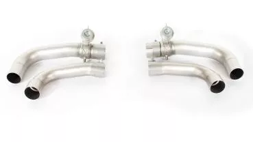 Remus EG Axle-Back-Anlage mit integrierten pneumatischen Klappensystem für Giulia QV 2.9BiTurbo