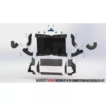 WAGNERTUNING Comp. Ladeluftkühler Kit Nissan GT-R 35 2011-2016