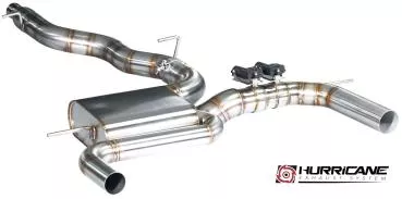 Hurricane Exhaust 3.5" ECE Klappenanlage für Audi S3 8V 300PS FL OPF Sportback