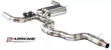 Hurricane Exhaust 3.5" ECE Klappenanlage für Audi S3 8V 300PS VFL Limo