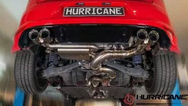 Hurricane Exhaust 3.5" ECE Klappenanlage für VW Golf 7.5 R OPF V2