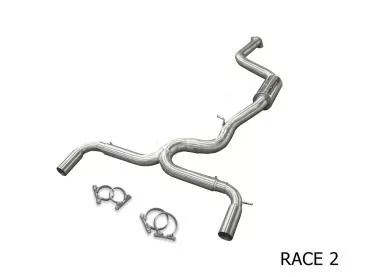 Ford Focus ST/RS BULL-X Y-Style 3" AGA "Race 2" o. Endrohrsatz