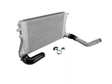 VAG 2,0 TFSi Quermotoren HF "V2" OEM-Double Din Voll-Alu Ladeluftk�hler Set
