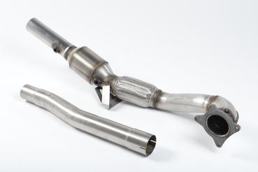 Milltek Sport Downpipe mit HJS High Flow Kat für Audi TT Mk2 TTS quattro