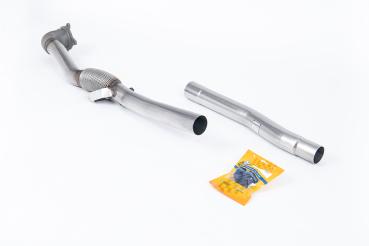 Milltek Sport Large Bore Downpipe und Katersatzrohr für Audi TT Mk2 2.0 TFSi 2WD