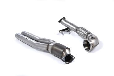 Milltek Sport Primärer Hi-Flow Sport Katalysator und Turbo Elbow für Audi RS3 Sportback (8V MQB - Vor Facelift Only)