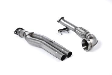 Milltek Sport Vorkat Ersatzrohr und Turbo Elbow für Audi RS3 Sportback (8V MQB - Vor Facelift Only)