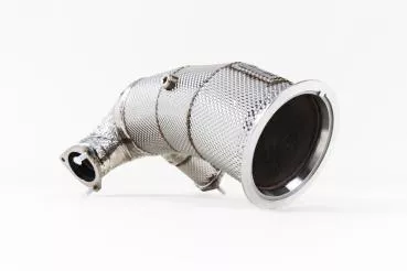 Milltek Sport ECE HJS Tuning ECE Downpipe für Audi S4 3.0 Turbo V6 B9 - Limousine & Avant (Sport Diff Modelle & mit Verstrebungen)