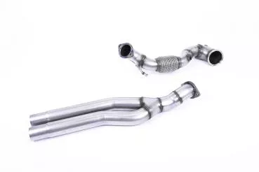 Milltek Sport Large Bore Downpipe und Katersatzrohr für Audi RS3 Limousine 400PS (8V MQB) - Non-OPF Modelle