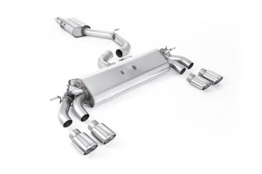Milltek Sport ECE Abgasanlage ab Kat für Audi S3 2.0 TFSI quattro 3-Türer 8V.2 (Mit OPF)