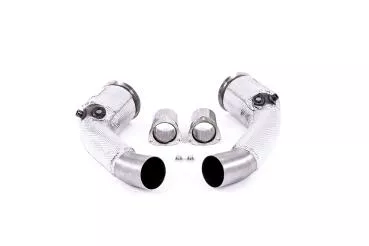 Milltek Sport Large Bore Downpipe und Katersatzrohr für Audi S8 D5 4.0 TFSI V8 Limousine (Non OPF US/ROW Modelle)