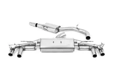 Milltek Sport ECE Abgasanlage ab OPF für Audi S3 2.0TFSI Quattro Sportback 310PS 8Y (OPF Modelle)