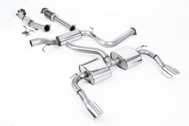 Milltek Sport Abgasanlage ab Turbo inklusive Hi-Flow Sportkat für Ford Focus MK2 RS 2.5T 305PS