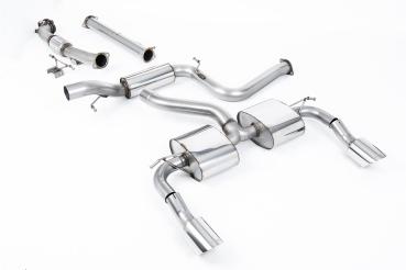 Milltek Sport Abgasanlage ab Turbo exklusive Hi-Flow Sportkat für Ford Focus MK2 RS 2.5T 305PS