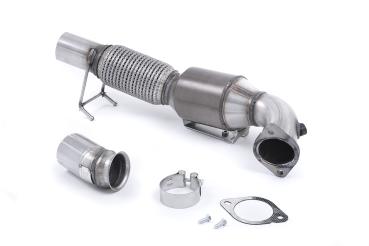 Milltek Sport Large Bore Downpipe und Hi-Flow Sport Katalysator für Ford Focus Mk3 RS 2.3-Liter EcoBoost 4wd 5-Türer Hatchback