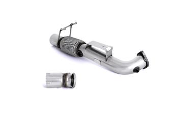 Milltek Sport Large Bore Downpipe und Katersatzrohr für Ford Focus Mk3 RS 2.3-Liter EcoBoost 4wd 5-Türer Hatchback