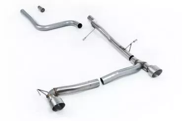 Milltek Sport Abgasanlage ab OPF für Ford Fiesta Mk8 1.0T EcoBoost ST-Line 3 & 5-Türer (100ps & 125ps OPF Modelle) - Maxton Doppelendrohr Kits