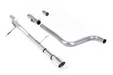 Milltek Sport Abgasanlage ab OPF für Ford Fiesta Mk8 1.0T EcoBoost ST-Line 3 & 5-Türer (155ps Hybrid OPF Modelle)