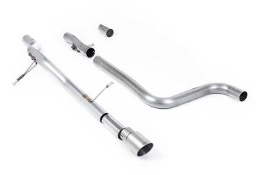 Milltek Sport Abgasanlage ab OPF für Ford Fiesta Mk8 1.0T EcoBoost ST-Line 3 & 5-Türer (155ps Hybrid OPF Modelle)