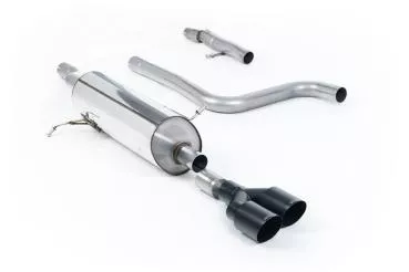 Milltek Sport Abgasanlage ab OPF für Ford Fiesta Mk8 1.0T EcoBoost ST-Line 3 & 5-Türer (155ps Hybrid OPF Modelle)