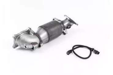 Milltek Sport Downpipe mit HJS High Flow Kat für Honda Civic Type R FK2 Turbocharged 2.0 Liter i-VTEC (LHD Modelle)