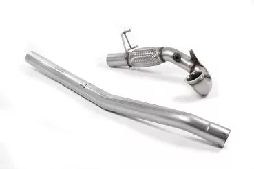 Milltek Sport Large Bore Downpipe und Katersatzrohr für Skoda Octavia vRS 2.0 TSI 245PS Hatchback & Kombi (Schaltgetriebe und DSG? Non-OPF & Nach Facelift)