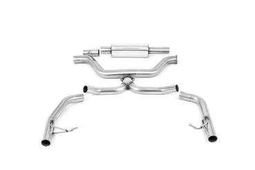 Milltek Sport Abgasanlage ab OPF für Skoda Octavia vRS 2.0 TSI 245PS (MQB EVO Mk4) Hatchback & Kombi (OPF Modelle)