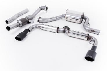 Milltek Sport Abgasanlage ab Turbo inklusive Hi-Flow Sportkat für Volkswagen Scirocco R