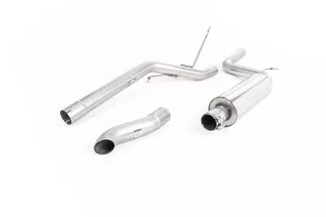 Milltek Sport Abgasanlage ab OPF für Volkswagen Caddy 2.0TDI 140PS 2WD Manual und DSG (nicht Maxi Modelle)