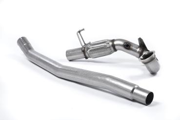 Milltek Sport Large Bore Downpipe und Katersatzrohr für Audi S3 2.0 TFSI quattro 3-Türer 8V/8V.2 (Non-OPF)