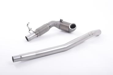 Milltek Sport Downpipe mit Racing Kat für Volkswagen Golf MK7 R Estate / Variant 2.0 TSI 300PS