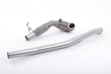 Milltek Sport Downpipe mit Racing Kat für Volkswagen Golf MK7 R Estate / Variant 2.0 TSI 300PS