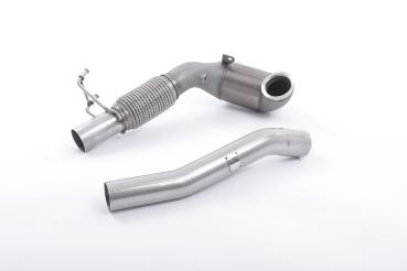 Milltek Sport Downpipe mit Racing Kat für Volkswagen Golf MK7 GTi (Inklusive GTi Performance Pack? Clubsport & Clubsport S Modelle)