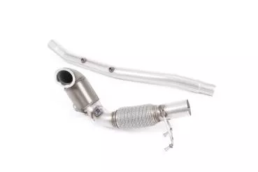 Milltek Sport Large Bore Downpipe und Hi-Flow Sport Katalysator für Audi S3 2.0 TFSI quattro Limousine & Cabrio 8V.2 (Mit OPF)