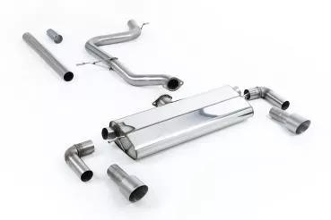 Milltek Sport Abgasanlage ab Kat für Volkswagen Golf Mk7.5 1.5TSI Evo GT & R-Line (Modelle mit und ohne OPF)