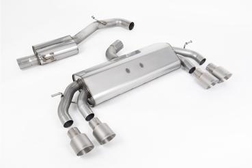 Milltek Sport Abgasanlage ab Kat für Volkswagen Golf Mk7.5 R 2.0 TSI 310PS (Non-OPF) - 76mm & EC Approved Systems