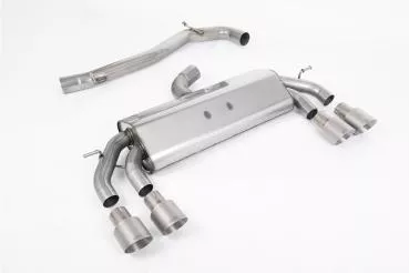 Milltek Sport Abgasanlage ab Kat für Volkswagen Golf Mk7.5 R 2.0 TSI 310PS (Non-OPF) - 76mm & EC Approved Systems