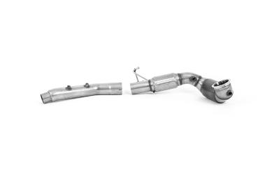 Milltek Sport Large Bore Downpipe und Hi-Flow Sport Katalysator für Skoda Octavia vRS 2.0 TSI 245PS (MQB EVO Mk4) Hatchback & Kombi (OPF Modelle)