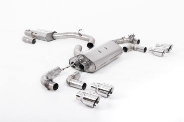 Milltek Sport Abgasanlage ab Kat für Volkswagen Golf Mk7.5 R 2.0 TSI 310PS (Non-OPF) - 80mm Race Systems