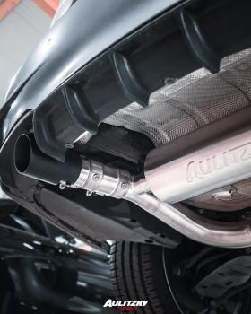 Aulitzky Exhaust ECE 3 Zoll Klappenanlage für BMW 340i/440i F3X ab KAT/OPF