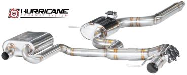 Hurricane Exhaust 3.5" ECE Klappenanlage für Skoda Octavia 190 PS OPF 5E V3