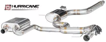 Hurricane Exhaust 3.5" ECE Klappenanlage für Skoda Octavia RS 245PS 5E V3