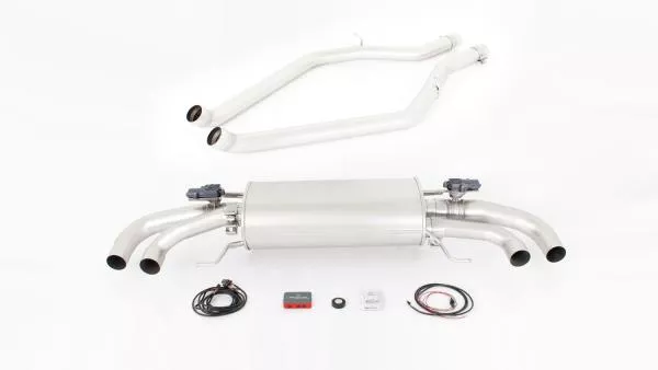 Remus Racing Axle-Back-Anlage mit dem App-fähigen REMUS Sound Controller für Giulia QV 2.9BiTurbo