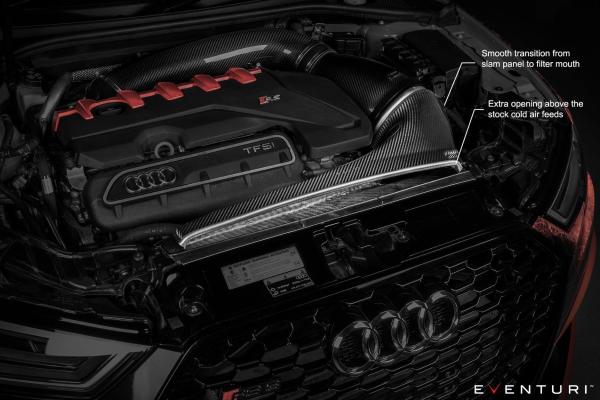Eventuri Carbon Ansaugsystem STAGE 3 für Audi RS3 8V Facelift und TTRS 8S Eventuri Carbon Ansaugsystem STAGE 3 für Audi RS3 8V Facelift und TTRS 8S