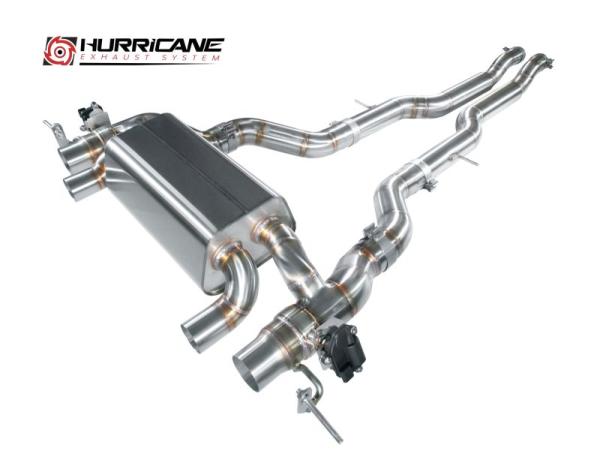 Hurricane 3.5" ECE Klappenanlage für BMW M3/M4 G80/81/82/83 Hurricane 3.5" ECE Klappenanlage für BMW M3/M4 G80/81/82/83