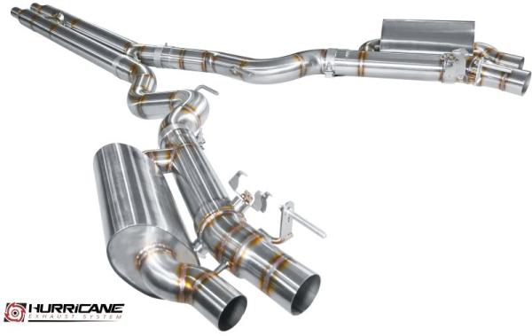 Hurricane 3.5" ECE Klappenanlage für Ford Mustang 5.0 Gen. 6 FL (Mit und ohne OPF) Hurricane 3.5" ECE Klappenanlage für Ford Mustang 5.0 Gen. 6 FL (Mit und ohne OPF)