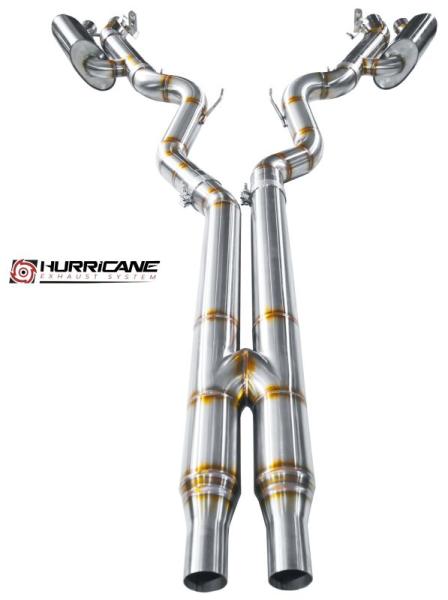 Hurricane 3.5" ECE Klappenanlage für Ford Mustang 5.0 Gen. 6 FL (Mit und ohne OPF) Hurricane 3.5" ECE Klappenanlage für Ford Mustang 5.0 Gen. 6 FL (Mit und ohne OPF)
