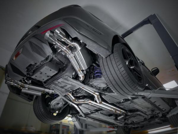 Hurricane 3.5" ECE Klappenanlage für Ford Mustang 5.0 Gen. 6 FL (Mit und ohne OPF) Hurricane 3.5" ECE Klappenanlage für Ford Mustang 5.0 Gen. 6 FL (Mit und ohne OPF)