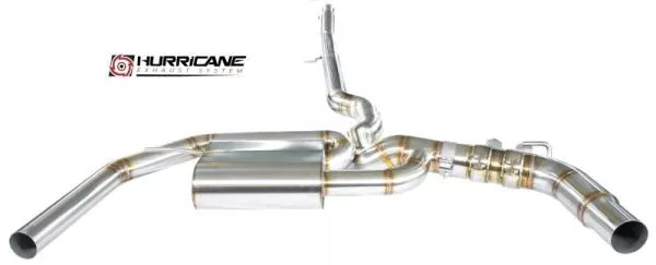 Hurricane 3.5" ECE Klappenauspuff für Mercedes CLA45 AMG Coupe
