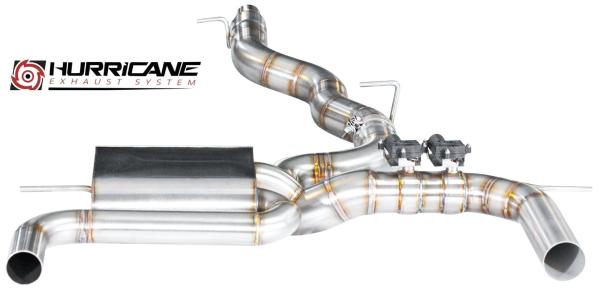 Hurricane Exhaust 3.5" ECE Klappenanlage für Audi S3 8V 310PS FL Limo Hurricane Exhaust 3.5" ECE Klappenanlage für Audi S3 8V 310PS FL Limo